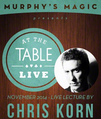 At the Table Live Lecture - Chris Korn - Click Image to Close