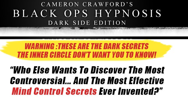 Black Ops Hypnosis 2.0 Dark Side Edition by Cameron Crawford - Click Image to Close
