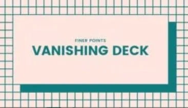 Vanishing Deck by Conjuror Community - Click Image to Close