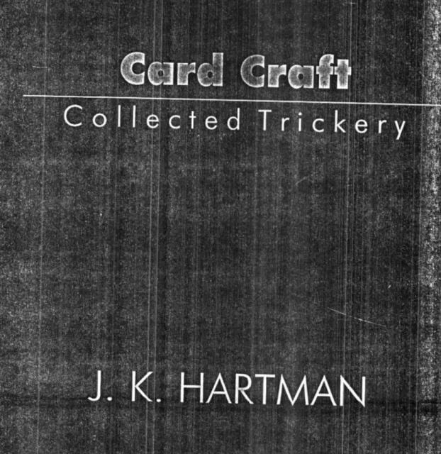 J.K. Hartman - Card Craft (Out of print book) - Click Image to Close