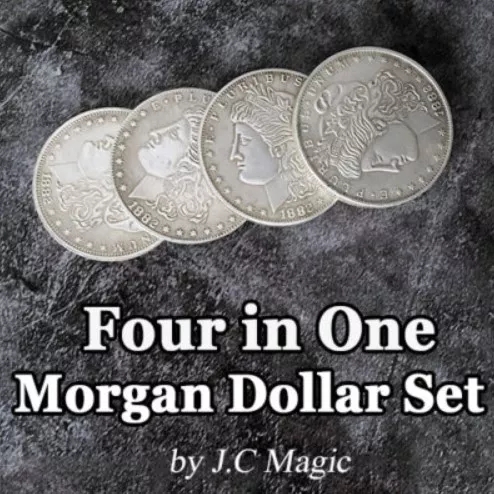Four in One Morgan Dollar Set by J.C Magic - Click Image to Close