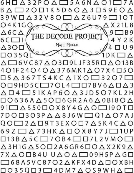The Decode Project By Matt Mello - Click Image to Close