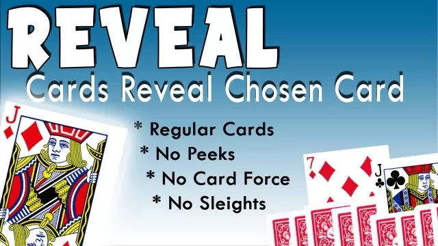 REVEAL - Cards Reveal Card by Totally Magic - Click Image to Close