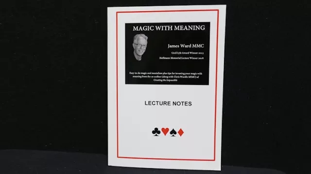 MAGIC WITH MEANING by James A Ward - Book - Click Image to Close