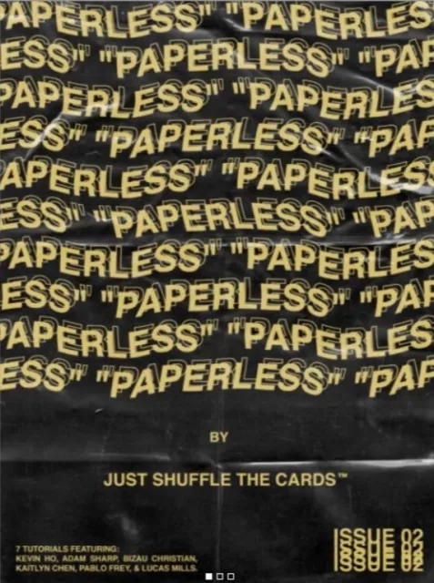 JUST SHUFFLE THE CARDS – PAPERLESS – ISSUE 02 - Click Image to Close
