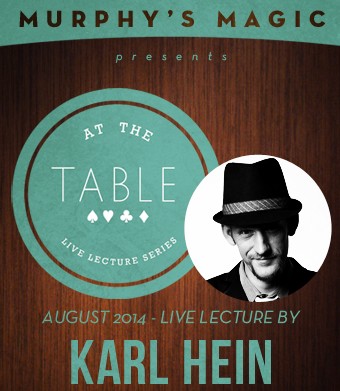 At the Table Live Lecture - Karl Hein - Click Image to Close