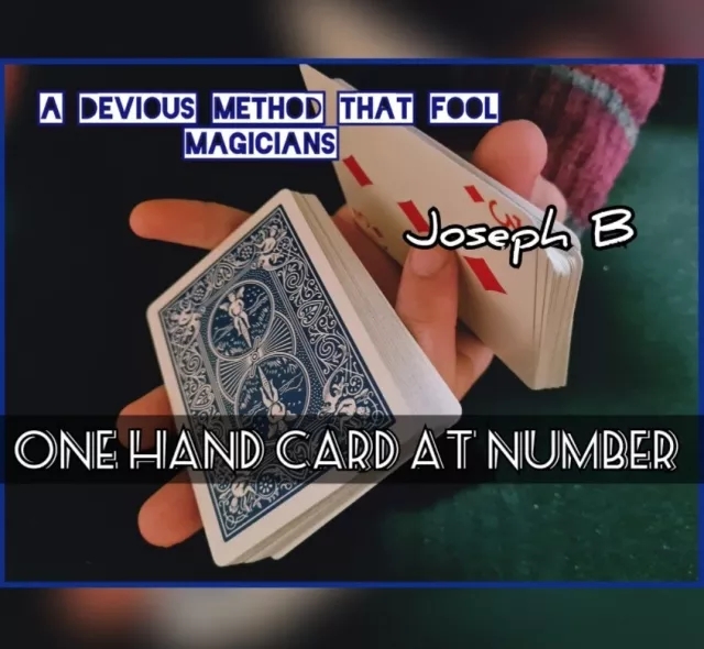 ONE HAND CARD AT NUMBER by Joseph B - Click Image to Close