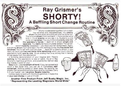 Ray Grismer - SHORTY! - Click Image to Close