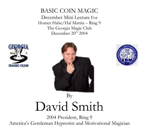 Dave Smith Coin Lecture - Click Image to Close