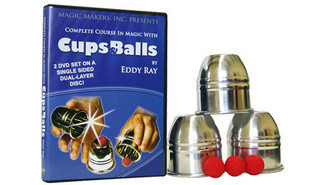 Eddy Ray - Course in Magic with Cups & Balls - Click Image to Close