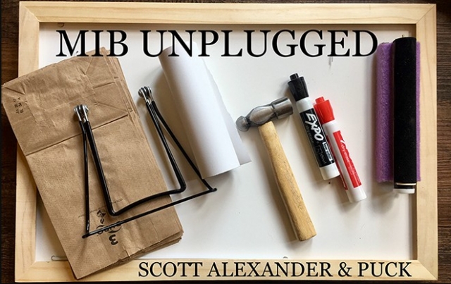 MIB UNPLUGGED (Online Instructions) by Scott Alexander & Puck - Click Image to Close
