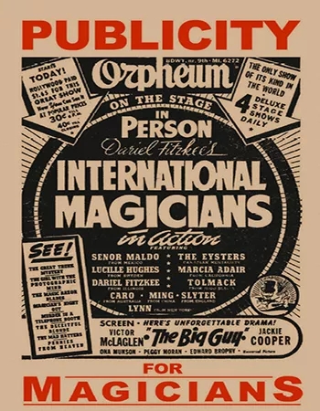 Publicity for Magicians - Robert Bernhard - Click Image to Close