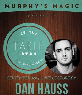 At the Table Live Lecture - Dan Hauss - Click Image to Close