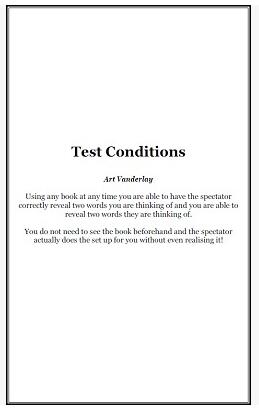Art Vanderlay - Test Conditions - Click Image to Close