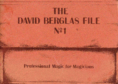 Peter Warlock - The David Berglas File 1 - Click Image to Close