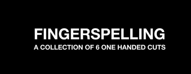 Fingerspelling By Tobias Levin & Oliver Sogard (cardistry, fullH - Click Image to Close