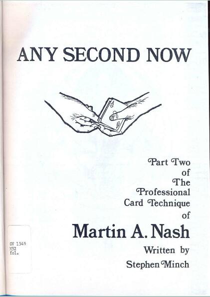Martin A. Nash - Any Second Now - Click Image to Close
