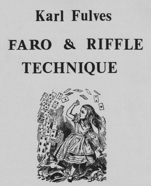 Faro & Riffle Technique by Karl Fulves - Click Image to Close