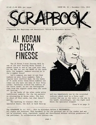 Scrapbook Issue 1 by Alexander de Cova - Click Image to Close