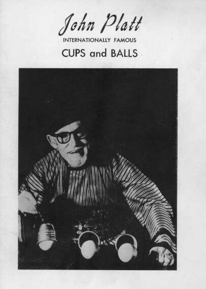 John Platt - Cups & Balls - Click Image to Close