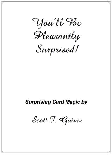 Scott F Guinn - You'll Be Pleasantly Surprised! - Click Image to Close