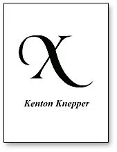 X book – Kenton Knepper - Click Image to Close