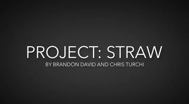Project Straw by Brandon David & Chris Turchi - Click Image to Close