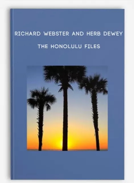 The Honolulu Files by Richard Webster and Herb Dewey - Click Image to Close