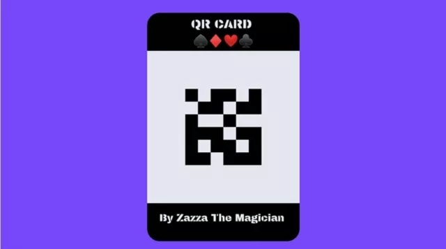 QR CARD By Zazza The Magician - Click Image to Close