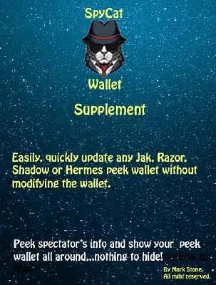 SpyCat Wallet Supplement by Mark Stone - Click Image to Close
