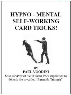Paul Voodini - Hypno-mental self-working card tricks - Click Image to Close