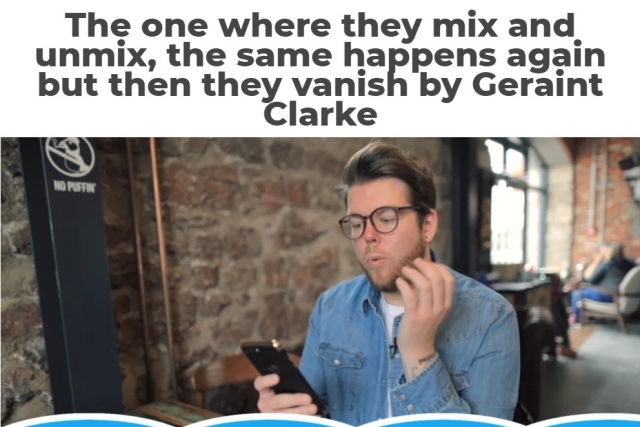 The one where... NEW Card Trick by Geraint Clarke - Click Image to Close