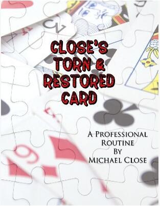 Michael Close - Close's Torn & Restored Card - Click Image to Close