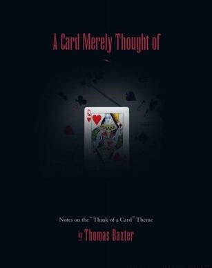 Thomas Baxter - A Card merely thought of - Click Image to Close