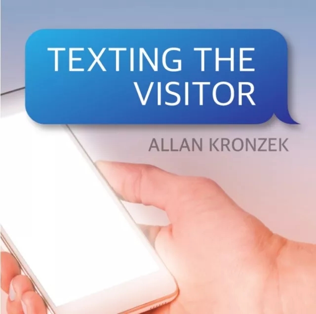 Texting The Visitor by Allan Kronzek - Click Image to Close