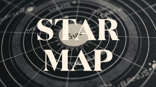 Star Map by Lewis Le Val and The 1914 - Click Image to Close