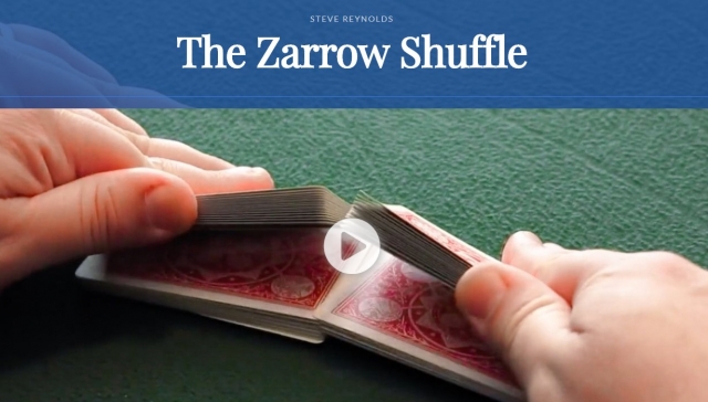 The Zarrow Shuffle By Steve Reynolds - Click Image to Close