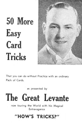 The Great Levante - 50 More Easy Card Tricks - Click Image to Close