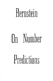 Bruce Bernstein - On Number Predictions - Click Image to Close