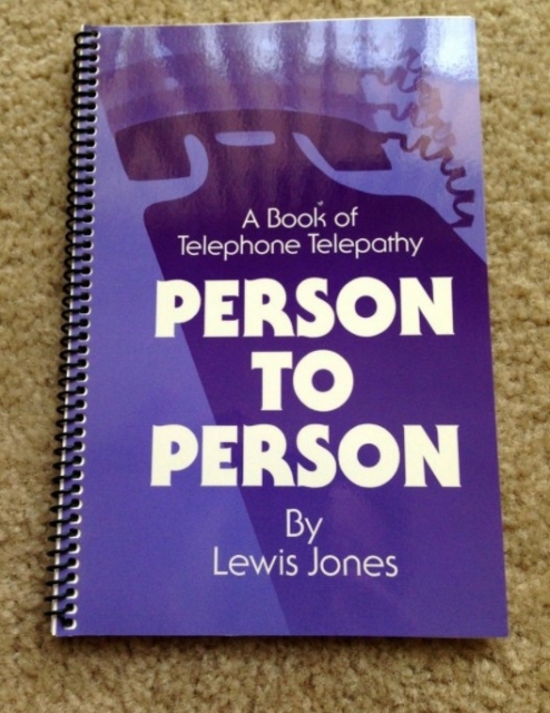 A Book of Telephone Telepathy - Person to Person By Lewis Jones - Click Image to Close