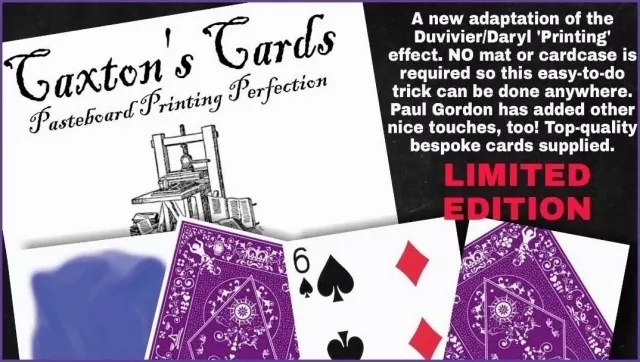 CAXTON'S CARDS By PAUL GORDON - Click Image to Close
