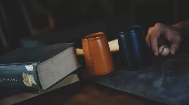Leather Chop Cup By TCC PRESENTS - Click Image to Close