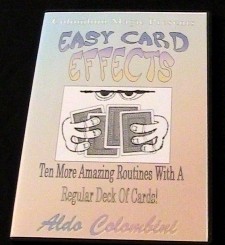 Aldo Colombini - Easy Card Effects - Click Image to Close