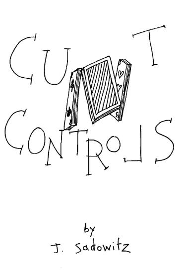 Jerry Sadowitz - Cut Controls - Click Image to Close