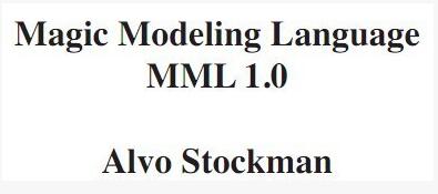 Alvo Stockman - Magic Modeling Language - Click Image to Close