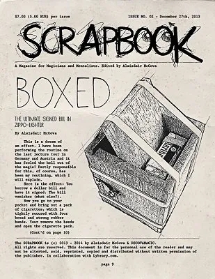 Scrapbook Issue 2 by Alexander de Cova - Click Image to Close