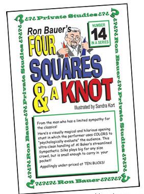 Ron Bauer - 14 Four Squares and a Knot - Click Image to Close