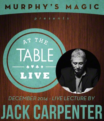 At the Table Live Lecture - Jack Carpenter - Click Image to Close