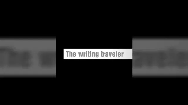 The Writing Traveler by Frederick Hoffmann - Click Image to Close