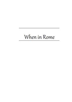 Peter Turner - When in Rome - Click Image to Close